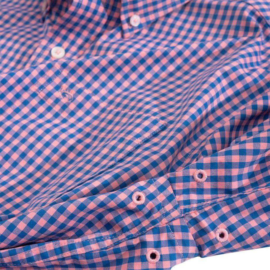 Causeway Gingham Intercoastal Performance Shirt by Southern Tide - Country Club Prep