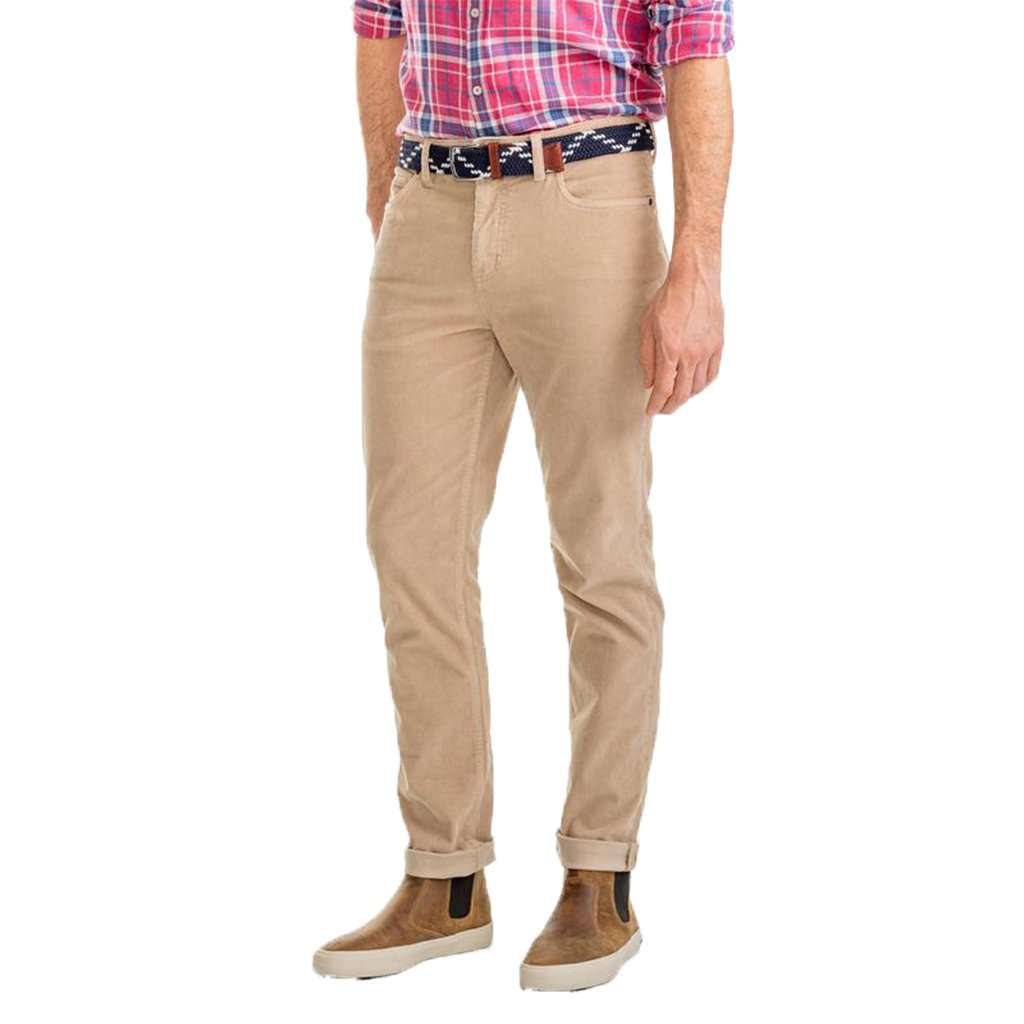 white christmas dresses Ash & Erie Grey Stretch Corduroy Pant for Short Men Grey / 33 / 26 main image 0