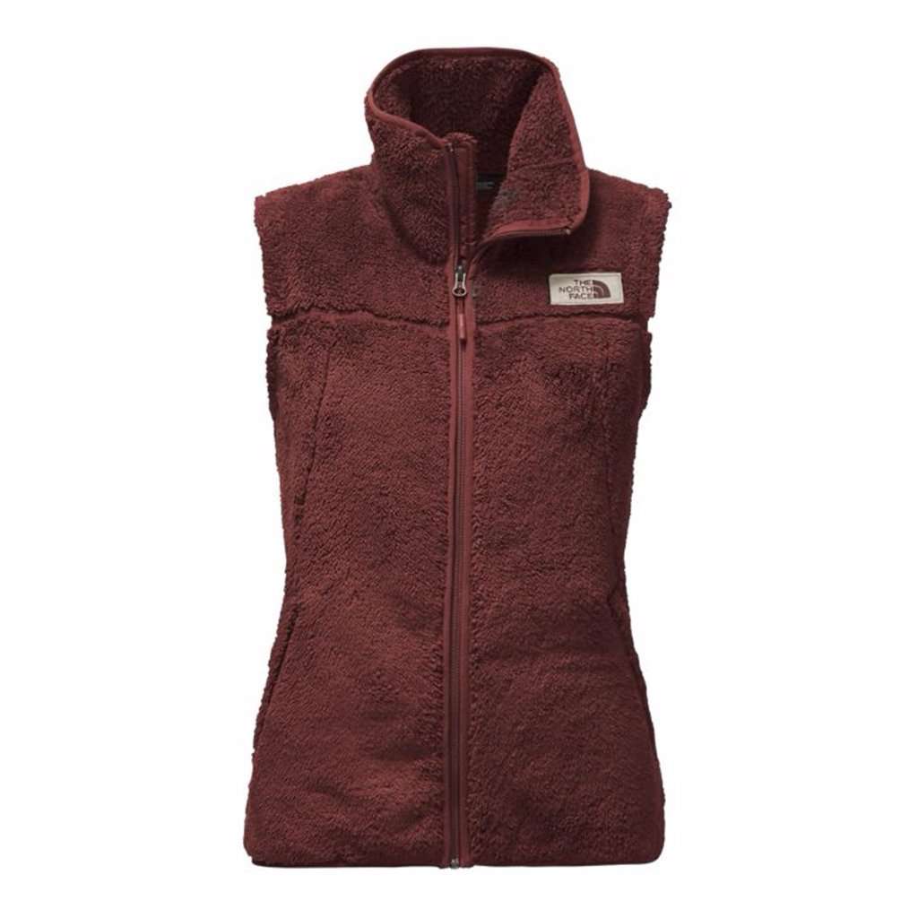 Women s Campshire Sherpa Vest in Sequoia Red by The North Face