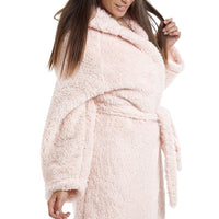 Hygge Hooded Plush Sherpa Robe - Country Club Prep