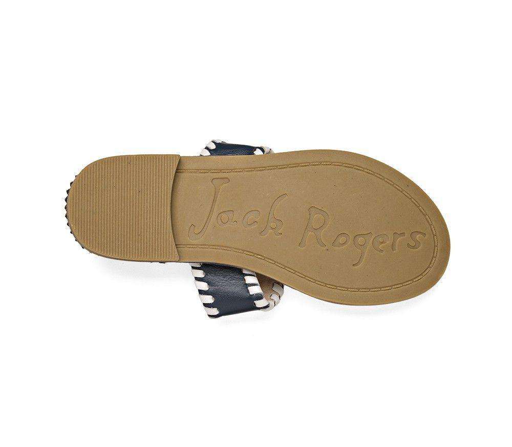 Young Girls' Palm Beach Miss Sandal in White by Jack Rogers - Country Club Prep
