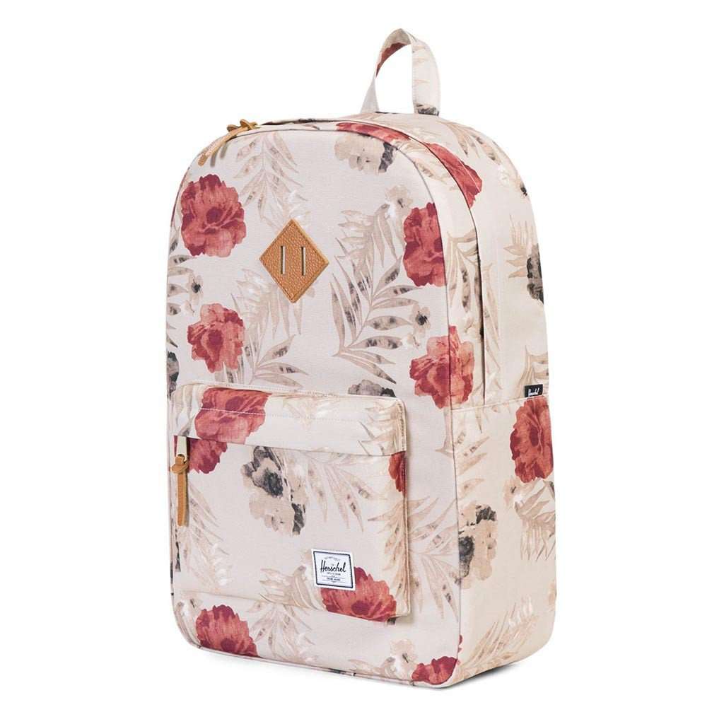 herschel backpack with laptop pocket Herschel Supply Co. Heritage Backpack in Pelican Floria – Country Club Prep