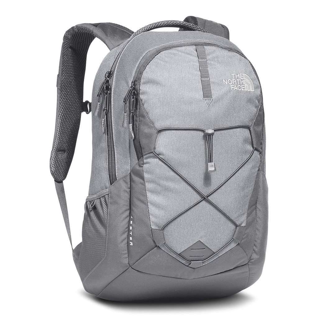 grey north face jester backpack The north Face Jester Backpack in Dark Heather Grey – Country Club Prep