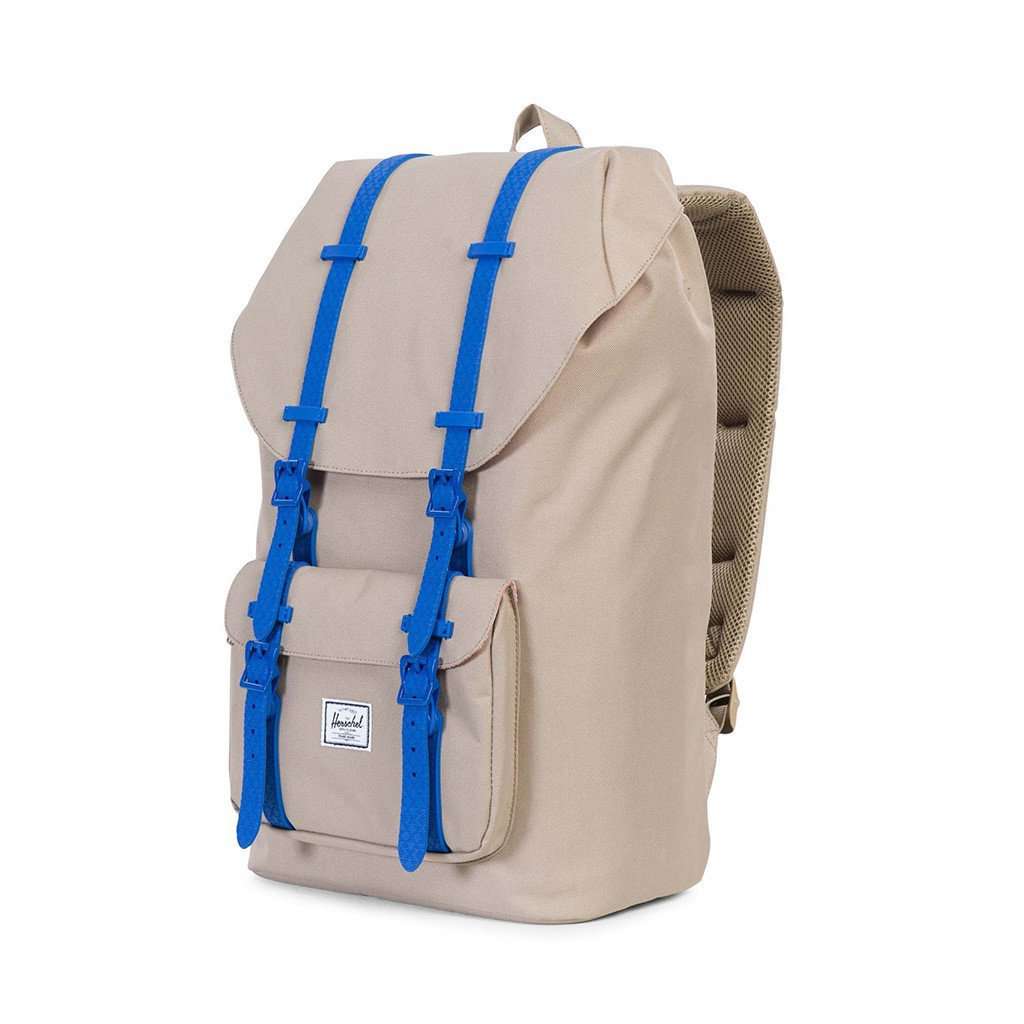 Little America Backpack in Brindle with Cobalt Rubber by Herschel Supply Co
