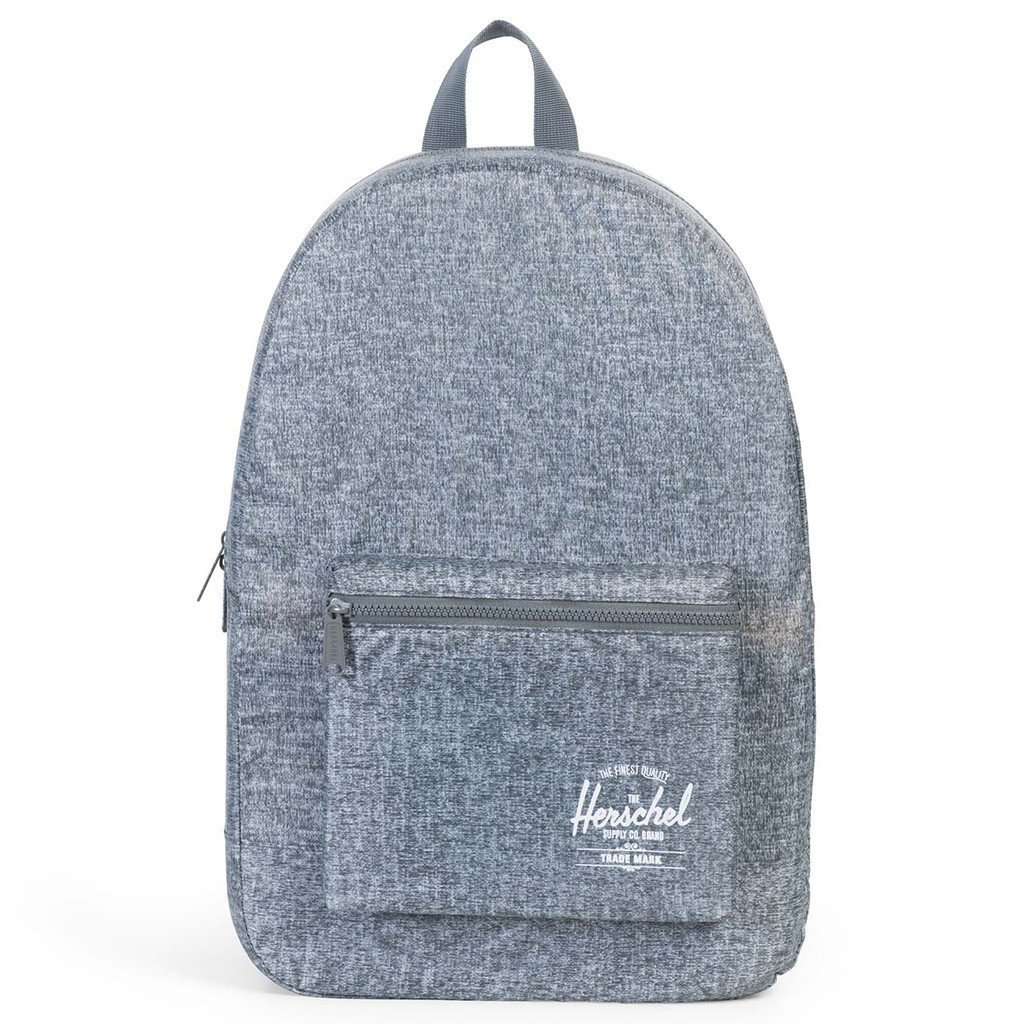 herschel backpack packable Packable Daypack in Raven Crosshatch by Herschel Supply Co