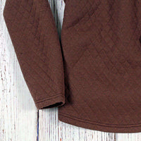 Bergen Quilted Patch Pullover by Nordic Fleece - Country Club Prep