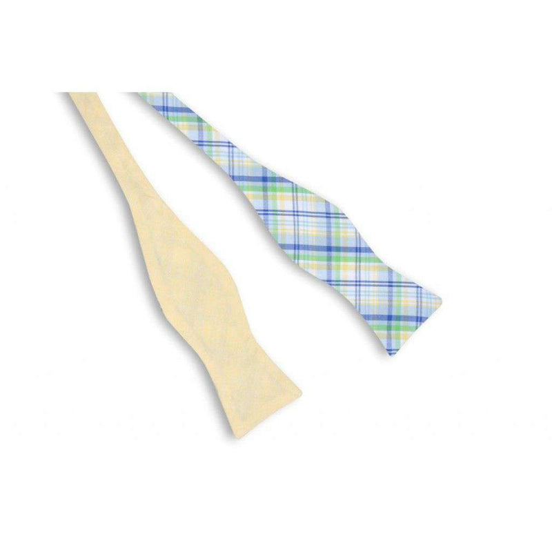Belle Haven Madras Reversible Bow Tie by High Cotton - Country Club Prep