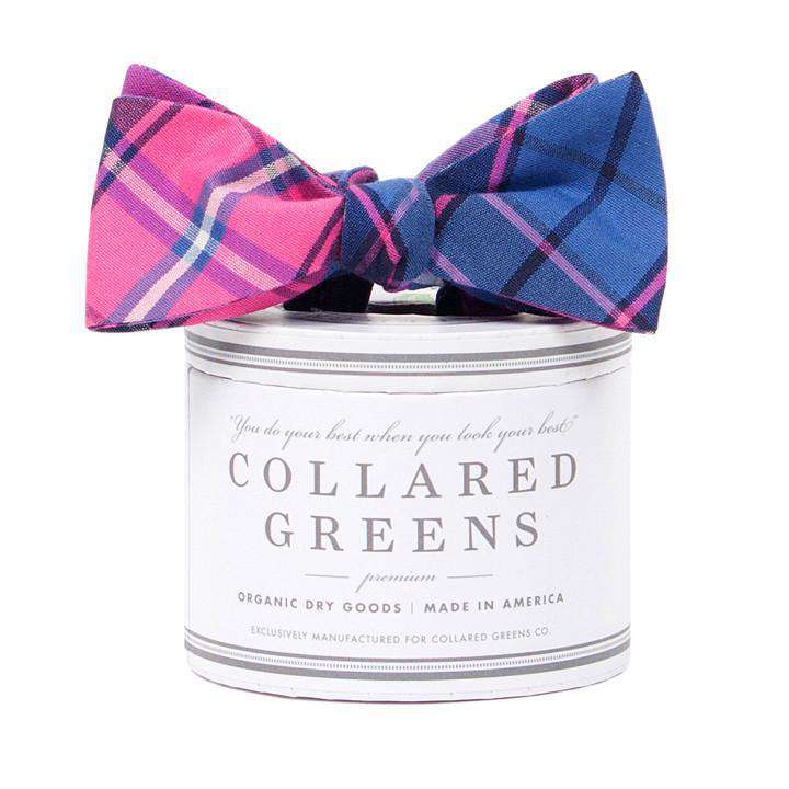 The George Bow Tie in Navy and Pink by Collared Greens main image 1