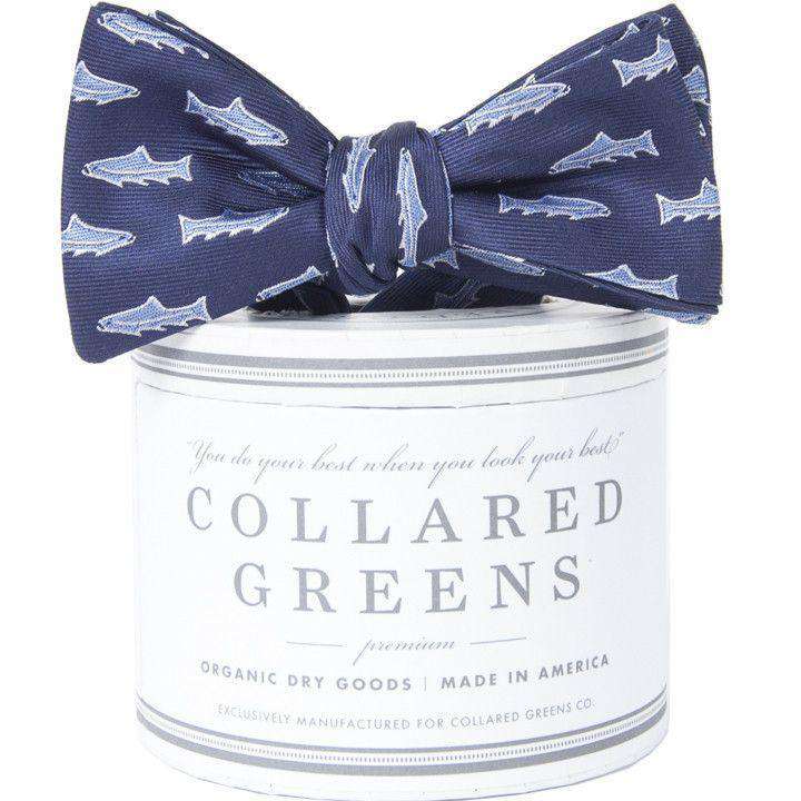 Trout Bow in Navy by Collared Greens - Country Club Prep