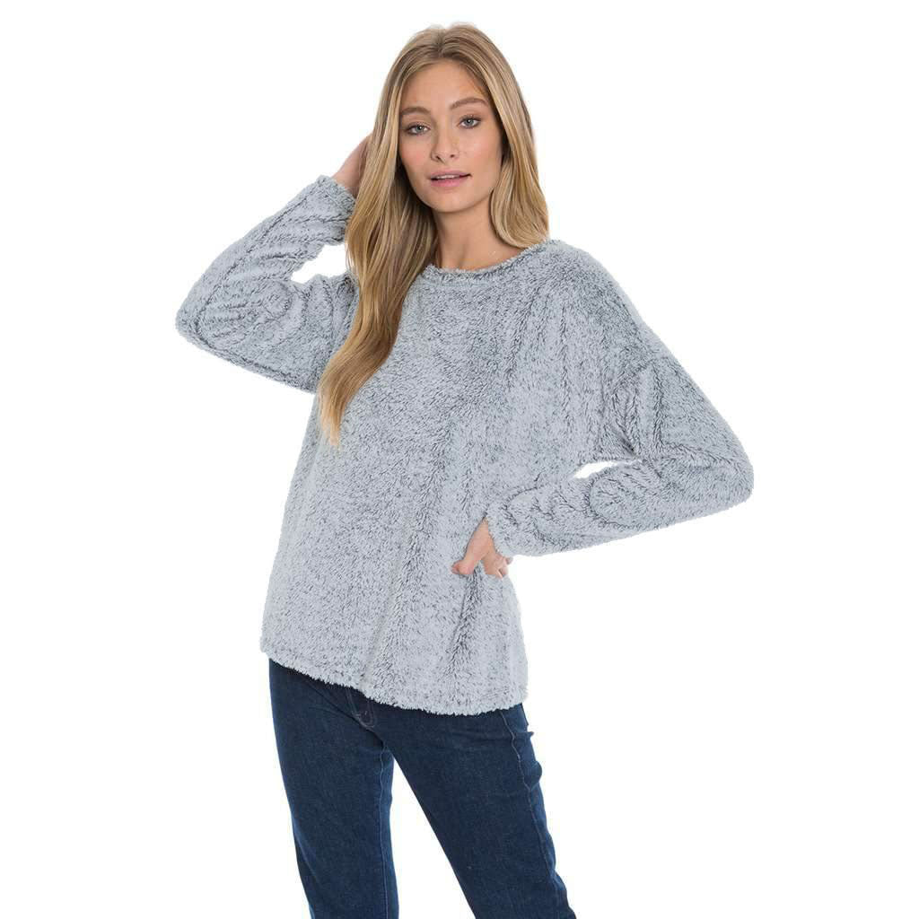Cuddly Up Crew Shag Sherpa by Dylan (True Grit) - Country Club Prep