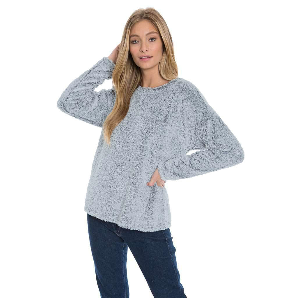 Cuddly Up Crew Shag Sherpa by Dylan (True Grit) - Country Club Prep