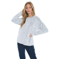 Cuddly Up Crew Shag Sherpa by Dylan (True Grit) - Country Club Prep