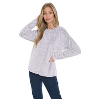 Cuddly Up Crew Shag Sherpa by Dylan (True Grit) - Country Club Prep