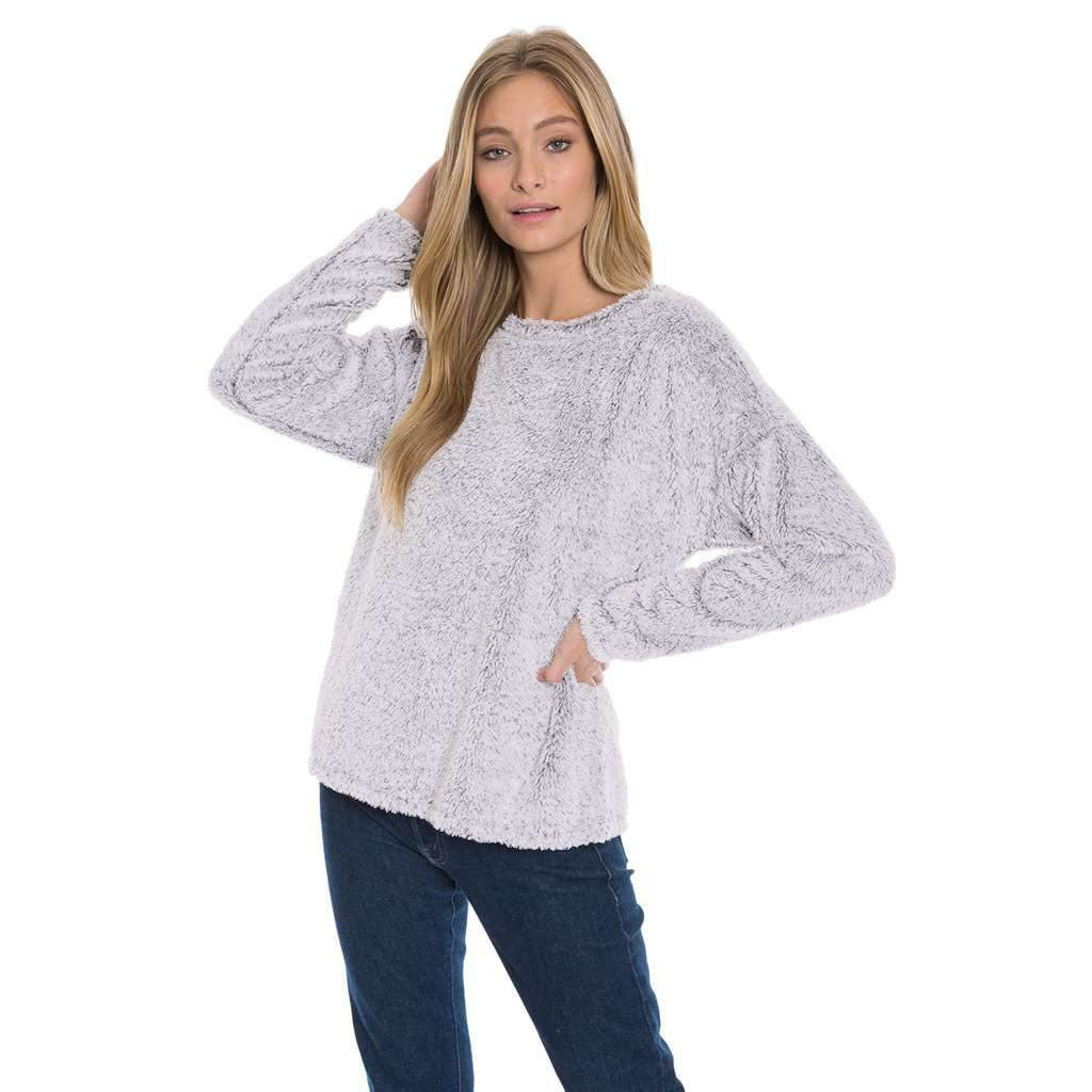 Cuddly Up Crew Shag Sherpa by Dylan (True Grit) - Country Club Prep