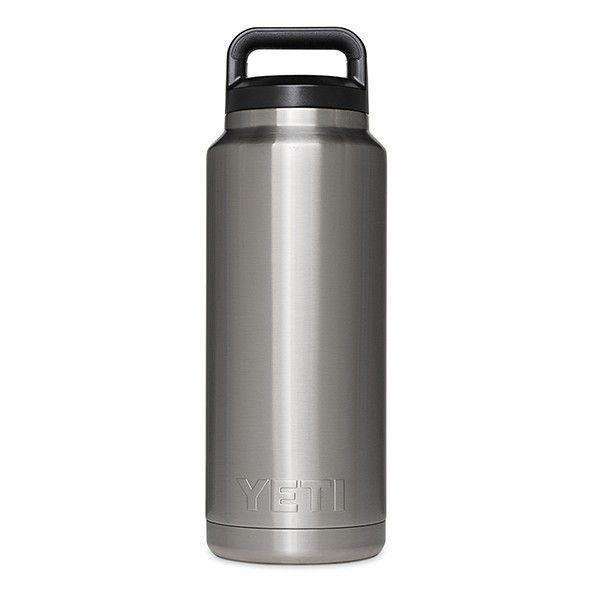36 oz. Rambler Bottle in Stainless Steel by YETI - Country Club Prep