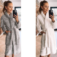 Hygge Hooded Plush Sherpa Robe - Country Club Prep