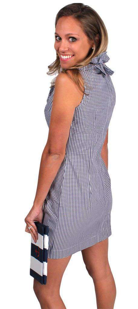 avin cotton embroidered midi dress Pink Gingham Mini Dress main image 1