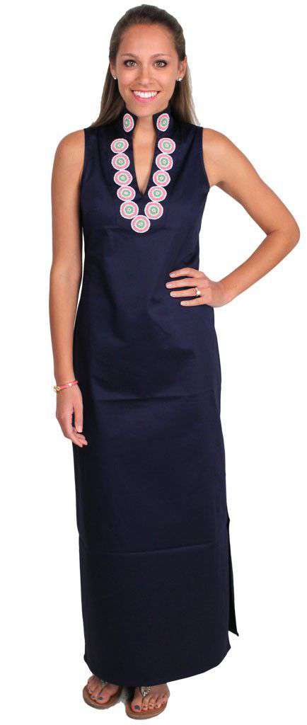 It's All in the Details Maxi Dress in Navy by Sail to Sable