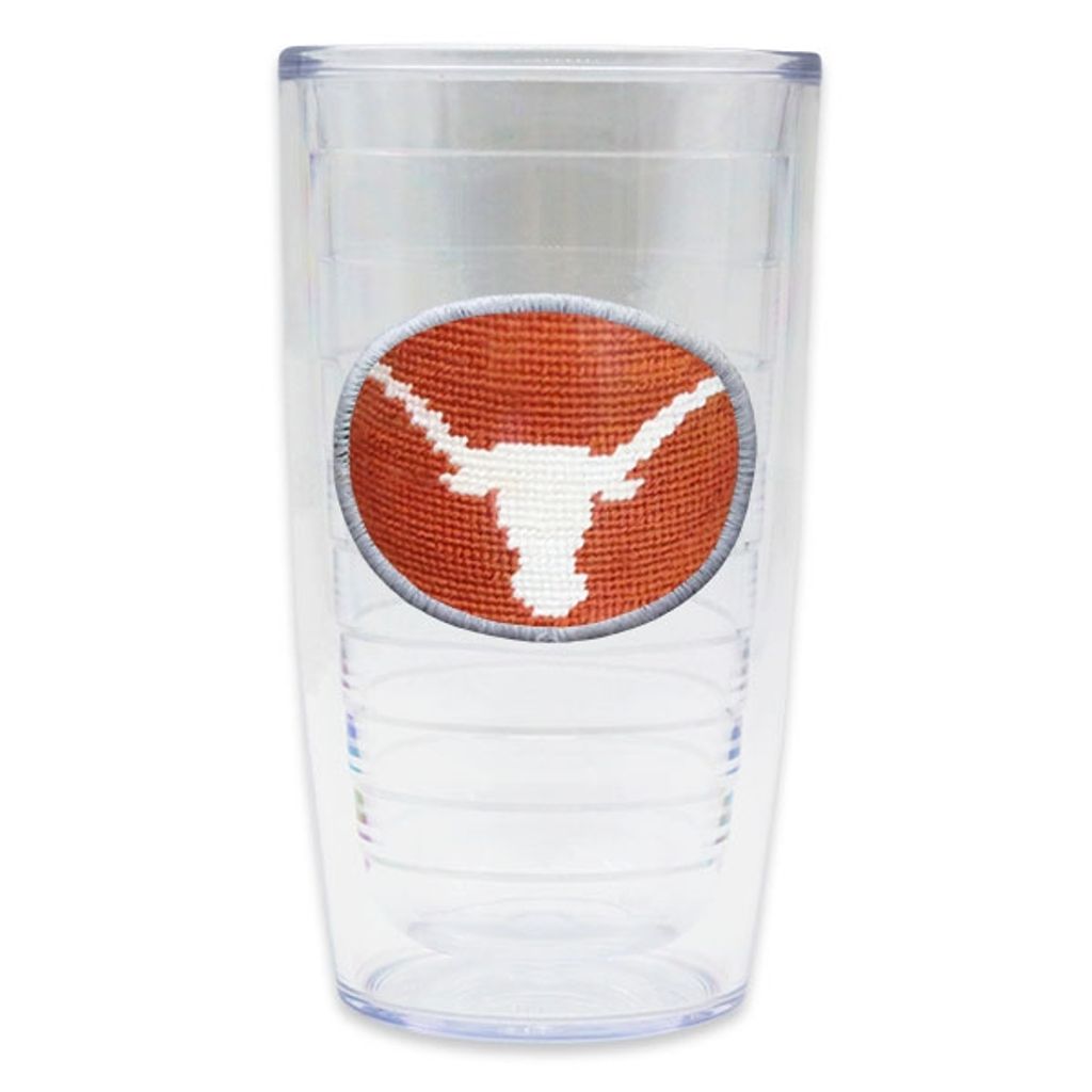 University of Texas Needlepoint Tumbler by Smathers & Branson - Country Club Prep