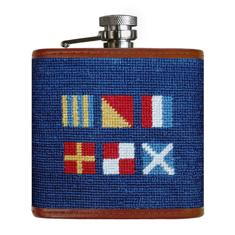 Got Rum Needlepoint Flask by Smathers & Branson - Country Club Prep