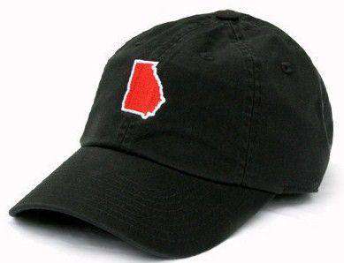 GA Athens Gameday Hat in Black by State Traditions - Country Club Prep
