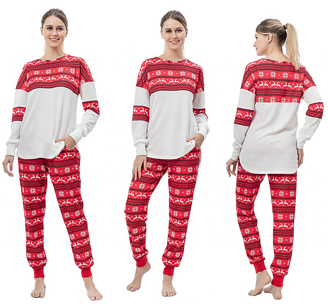 Reindeer Christmas Joggers by Nordic Fleece - Country Club Prep