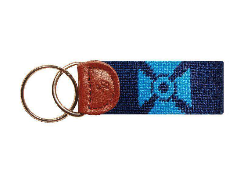 Alpha Tau Omega Needlepoint Key Fob in Navy by Smathers & Branson - Country Club Prep