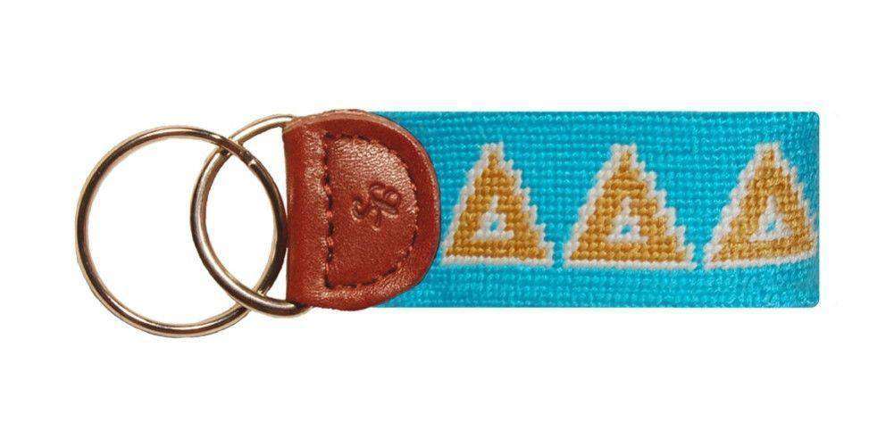 Delta Delta Delta Needlepoint Key Fob by Smathers & Branson - Country Club Prep