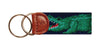 Gator Needlepoint Key Fob in Navy by Smathers & Branson - Country Club Prep