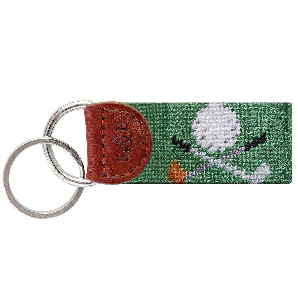 William & Mary Key Fob in Green by Smathers & Branson main image 0