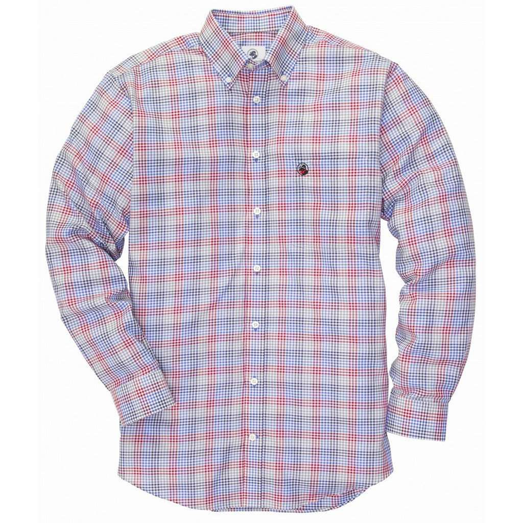 proper sport dress shirts Southern Proper The Goal Line Red and Blue Multi Check Sport Shirt –  Country Club Prep