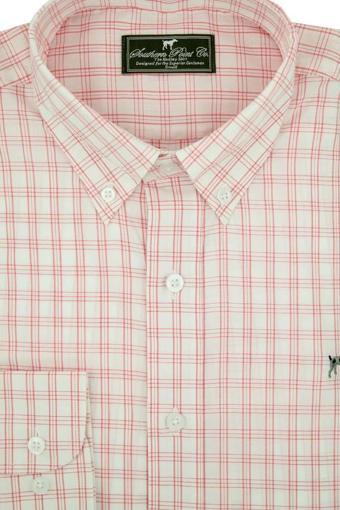 southern point dress shirts Hadley Long-Sleeve Button-Down Shirt, Mens, S, Royal 4% Spandex Men's Button-Down and Sport Shirts