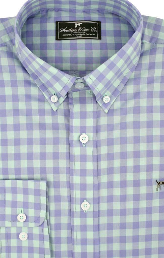 The Hadley Shirt in Dusk by Southern Point Co. Blue / S The Hadley Shirt in Dusk by Southern Point Co. Blue / S