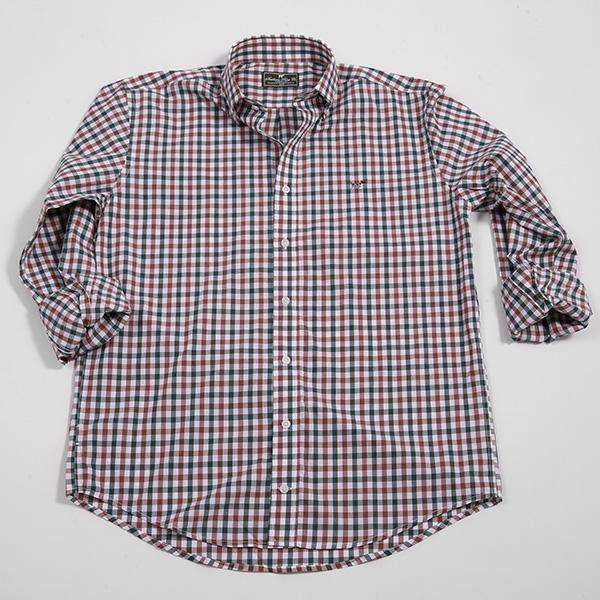 southern point dress shirts The Hadley Shirt in Forest Check by Southern Point Co. Green / S