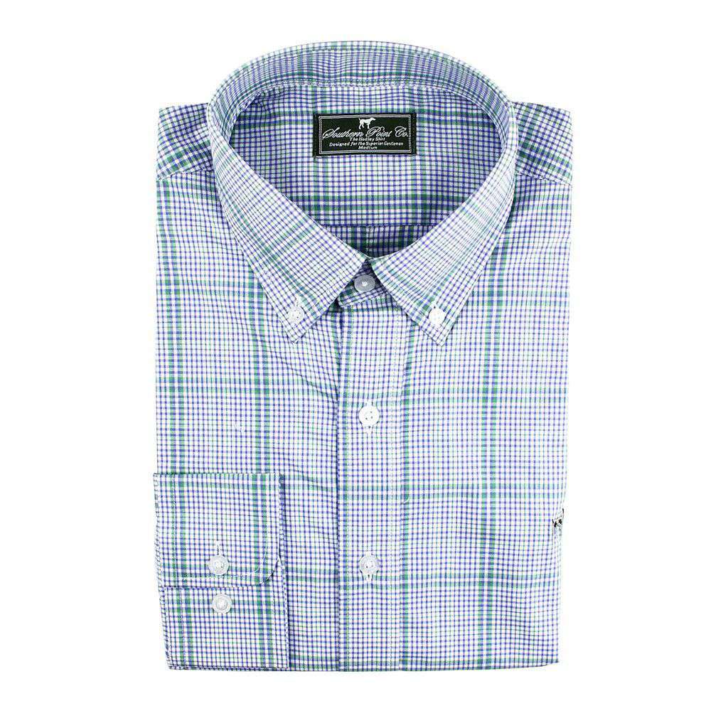 The Hadley Shirt in Emerald Checkerboard by Southern Point Co. main image 1