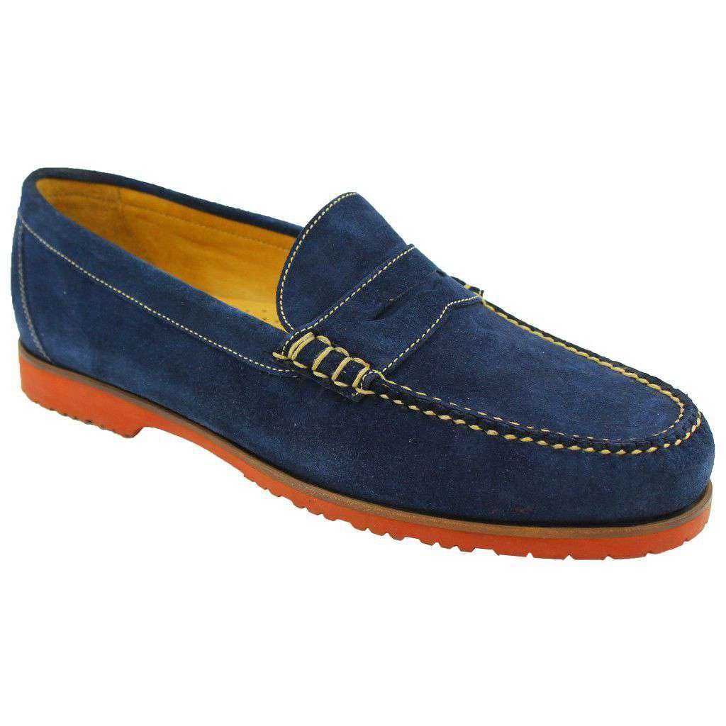 Martin Dingman Pierson Loafer in Navy – Country Club Prep