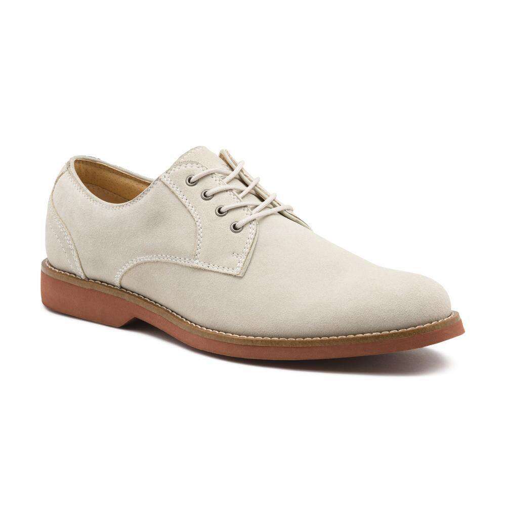 [GH Bass] Men’s Beige Linen Shoes GH BASS - 9 US Mens Hampton Shearling Lined Boat Shoe - Tan  main image 4