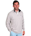 Limited Edition Jersey 1/4 Zip in Grey by Vineyard Vines - Country Club Prep
