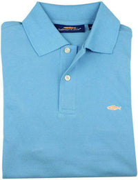 Polo in Light Blue by Salmon Cove - Country Club Prep