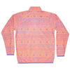 Alpine Fleece Pullover in Peach and Wharf Purple by Southern Marsh - Country Club Prep