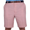 Red Seersucker Shorts by Country Club Prep - Country Club Prep