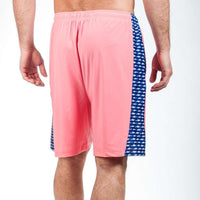 Sea King Shark Shorts in Coral by Krass & Co. - Country Club Prep