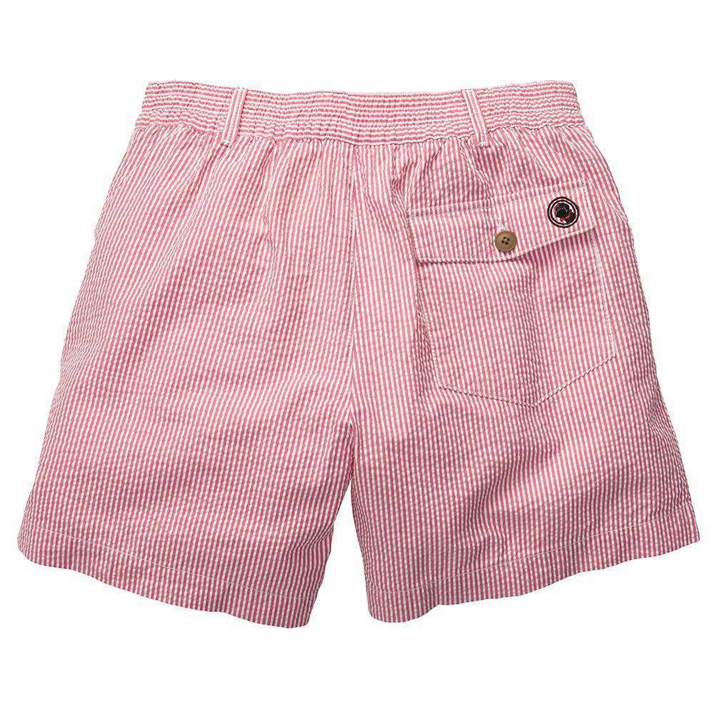 The Seersucker Short in Red by Southern Proper - Country Club Prep