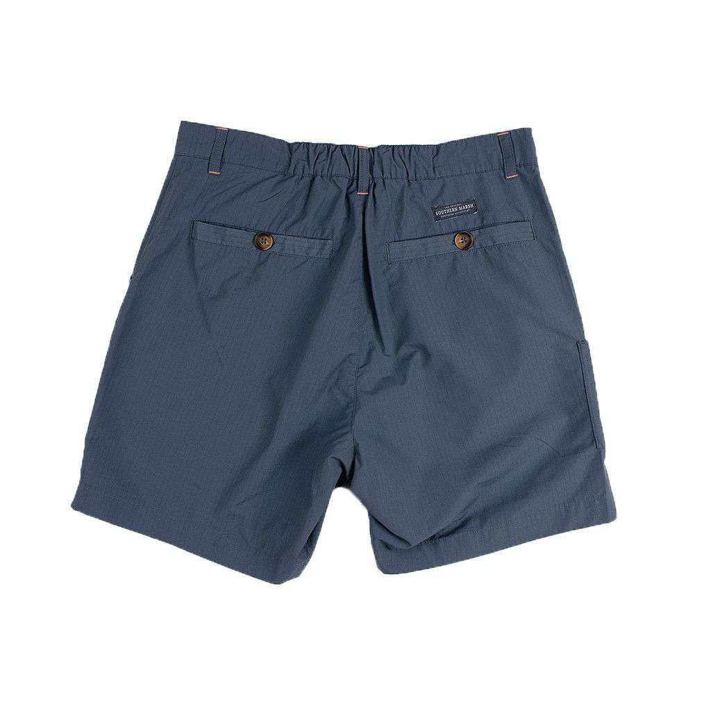 The Tarpon Flats Fishing Short in Slate by Southern Marsh - Country Club Prep