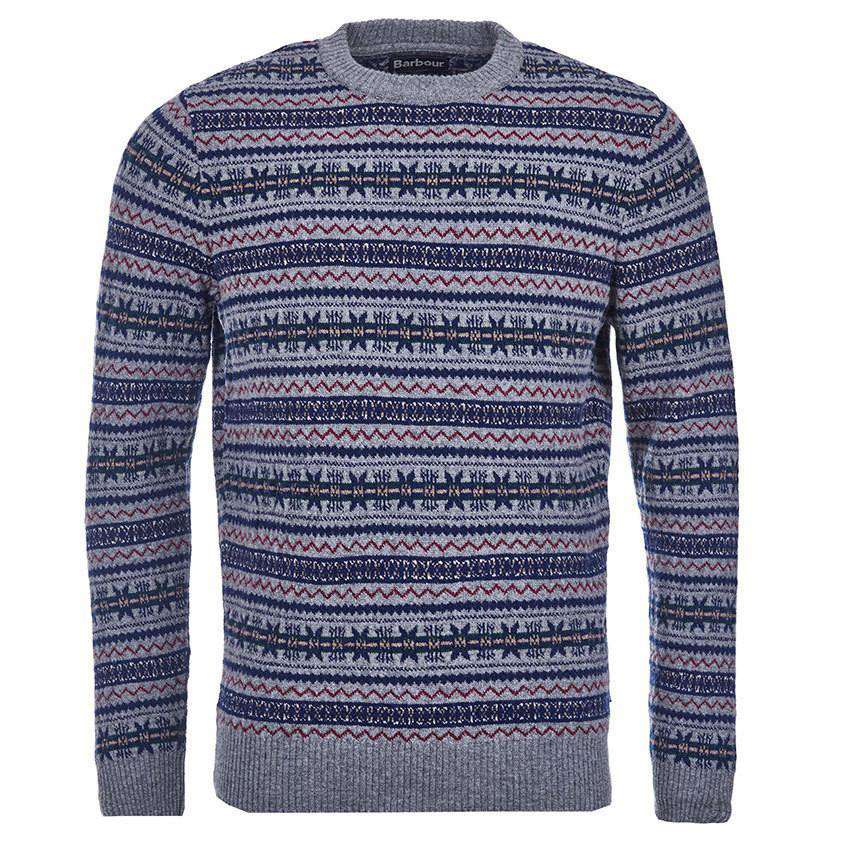 Crew Jumper Barbour Fair Isle Jumper Men's BARBOUR CASE FAIR