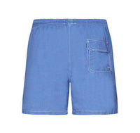 Laundered Swim Shorts in Fresh Blue by Barbour - Country Club Prep