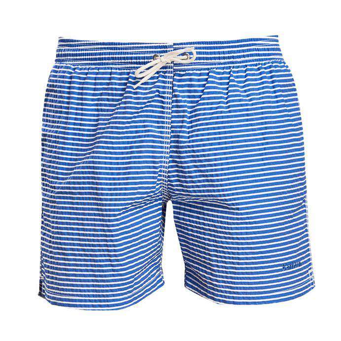 Barbour Milton Swim Shorts in Blue – Country Club Prep