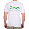 19th Hole Longshanks Logo Tee Shirt in White by Country Club Prep - Country Club Prep