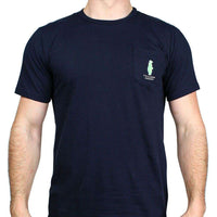 American Made Sailboat Tee in Navy by Collared Greens - Country Club Prep
