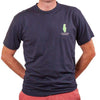 American Made Shield Tee in Navy by Collared Greens - Country Club Prep